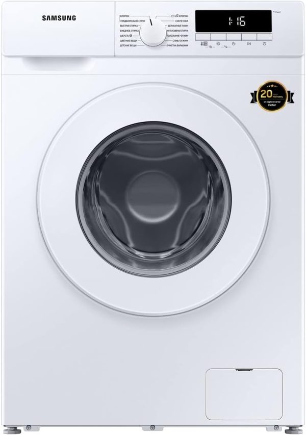 ماشین لباسشویی Samsung Front Load Washing Machine with Quick Wash, 7Kg, White