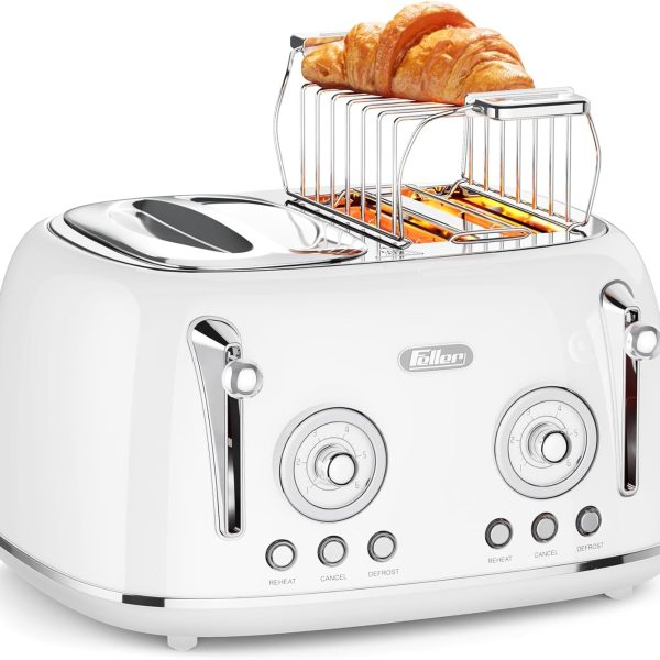 تستر Feller Germany, Retro Style 4-Slice Toaster