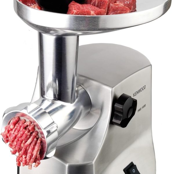چرخ گوشت KENWOOD Meat Grinder 1600W Powerful Metal Body Meat Mincer with Kibbeh Maker