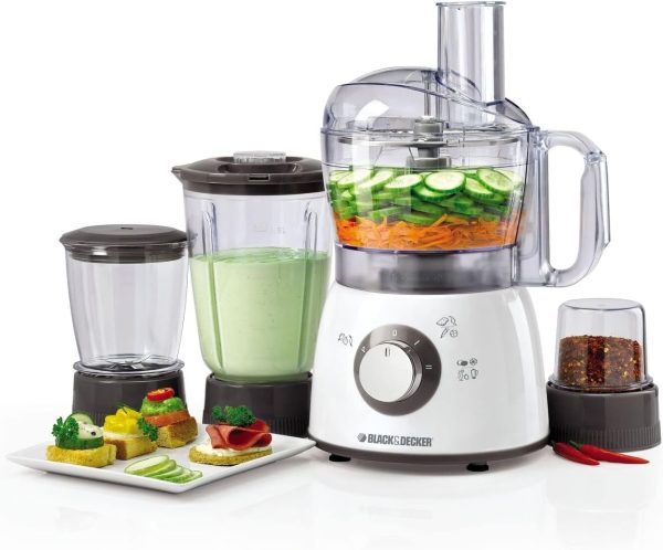 غذا ساز BLACK+DECKER 400W Food Processor With Blender Mincer & Grinder Fx400Bmg-B5