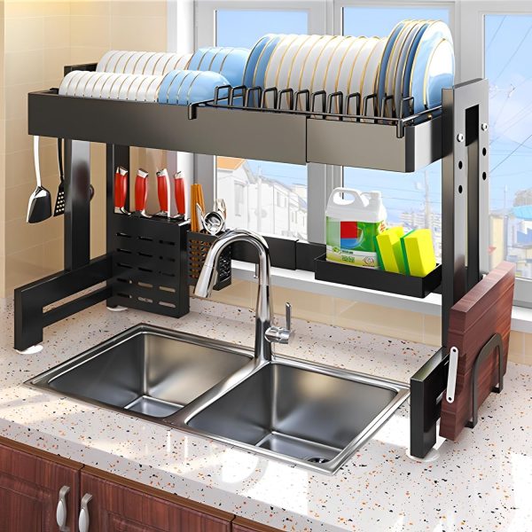 آبچکان Beauenty Over The Sink Dish Drying Rack