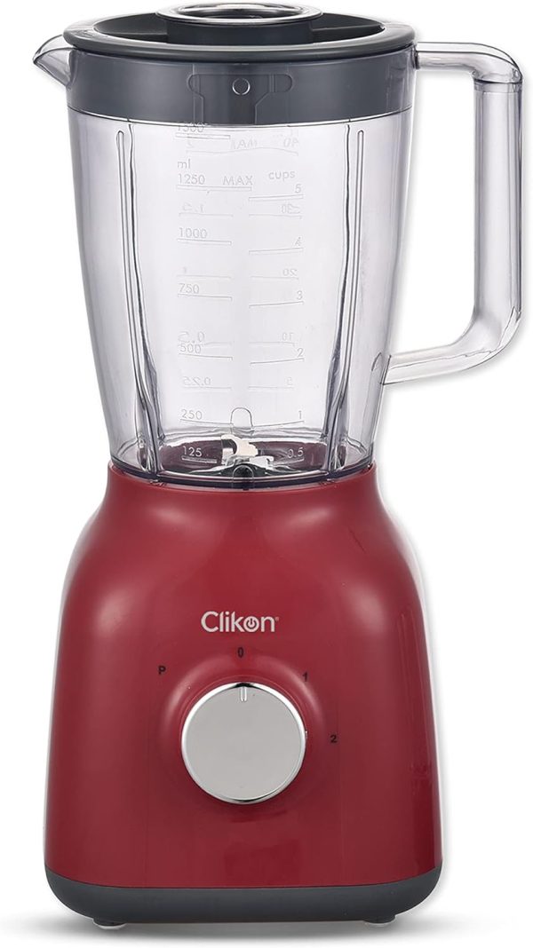 مخلوط کن Clikon 2 in 1 Countertop Blender with 1.5 Liter & 0.5 Liter BPA Free Jars