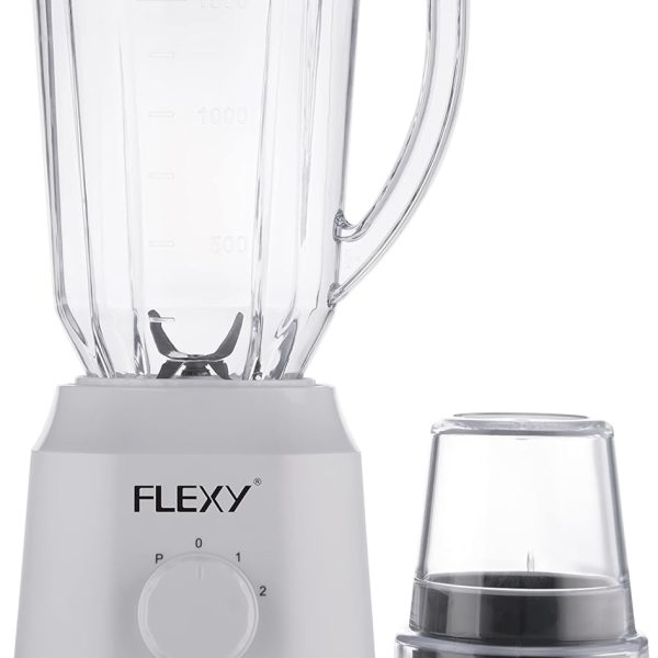مخلوط کن FLEXY® 650W 2IN1 Blender 1800ML Jar & 50G Mill With