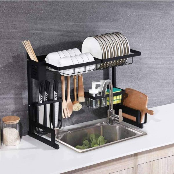 آبچکان AMERTEER Over Sink Dish Drying Rack,
