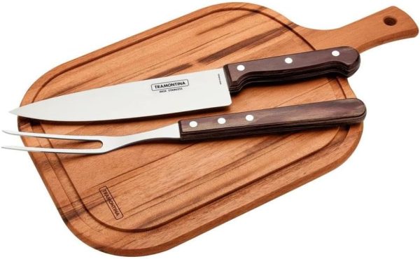 چاقو Tramontina 3 Piece Barbecue Churrasco Set