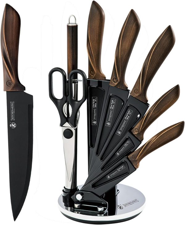 چاقو  【TTQK】Kitchen Knife Set, 8 Pcs kitchen knife set