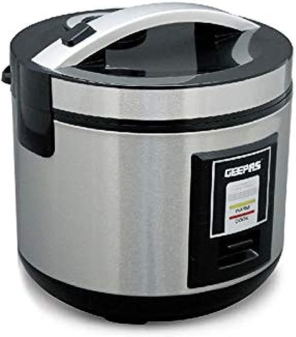 پلو پز Geepas 1.8L Stainless Steel Rice Cooker- GRC4330| 700W