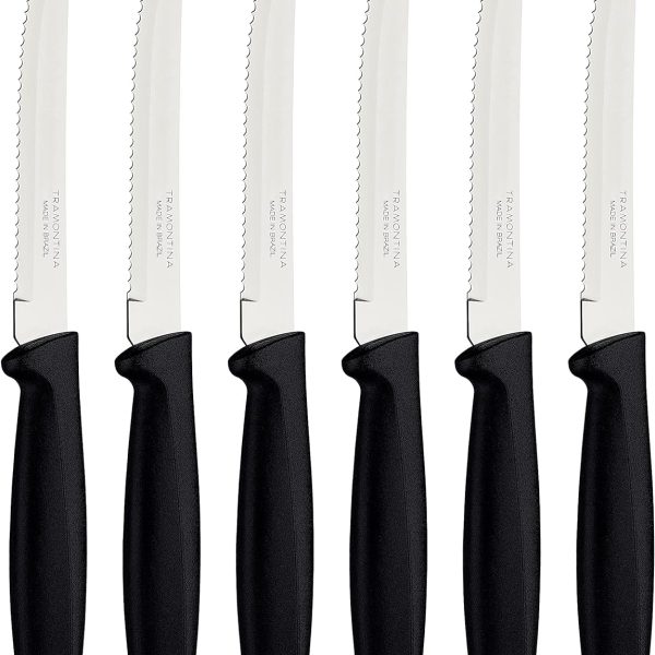 چاقو Tramontina Plenus 6 Pieces Steak and Fruit Knife Set