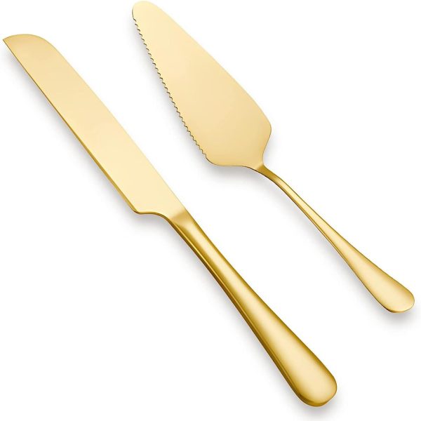چاقو Rayyan Cake Serving Set,Wedding Cake Knife and Server Set