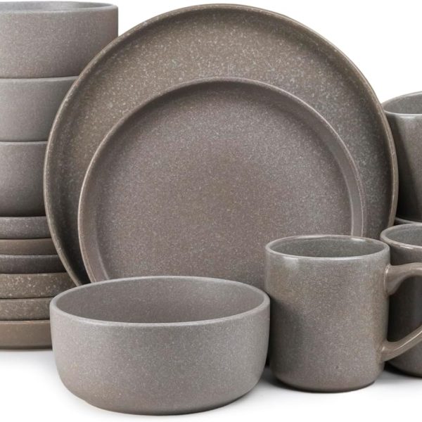 ظروف سرامیکی KERA italia 16-Pieces Stoneware Dinnerware Set