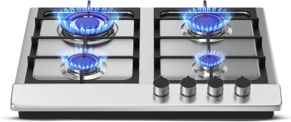 اجاق گاز روکار Nikai 4 Burner Gas Hob with Auto Ignition