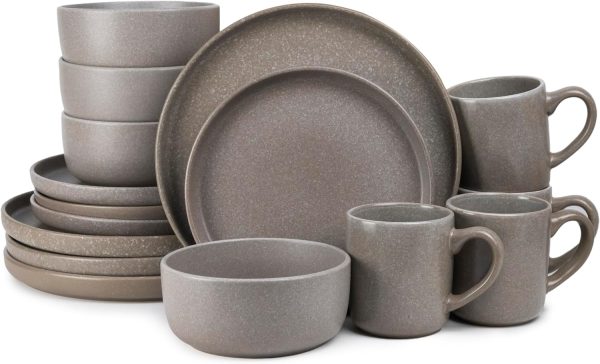 ظروف سرامیکی KERA italia 16-Pieces Stoneware Dinnerware Set