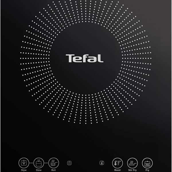 گاز رومیزی روکار Tefal IH210840 Everday Slim Induction Hob, Black
