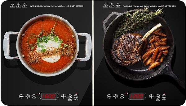 گاز رومیزی روکار Double Induction Hob