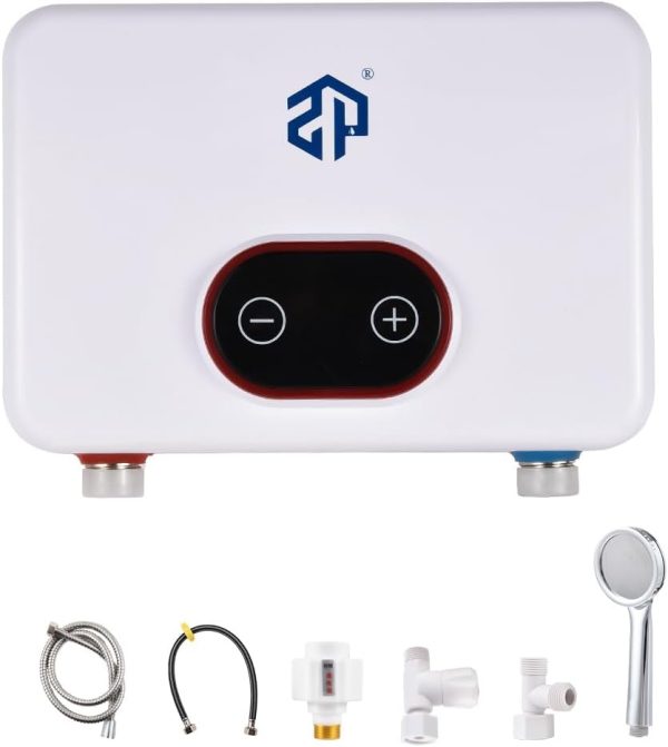 آب گرم کن 5.5KW Tankless Water Heater Electric 230V LED