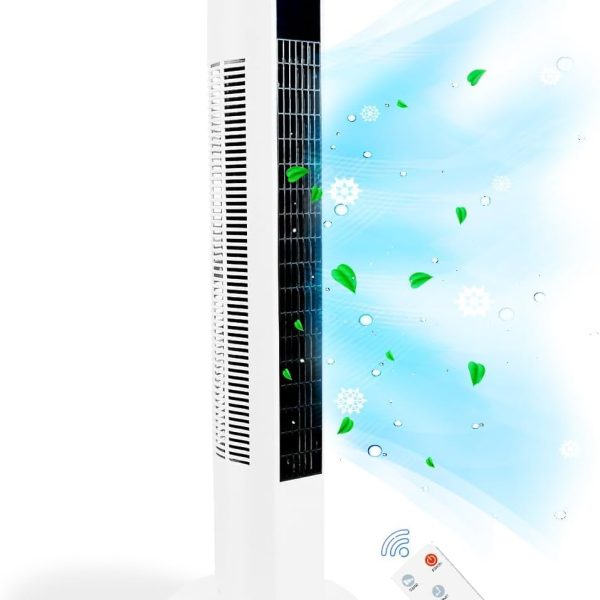 پنکه Soqesta 45W Tower Fan with Remote Control