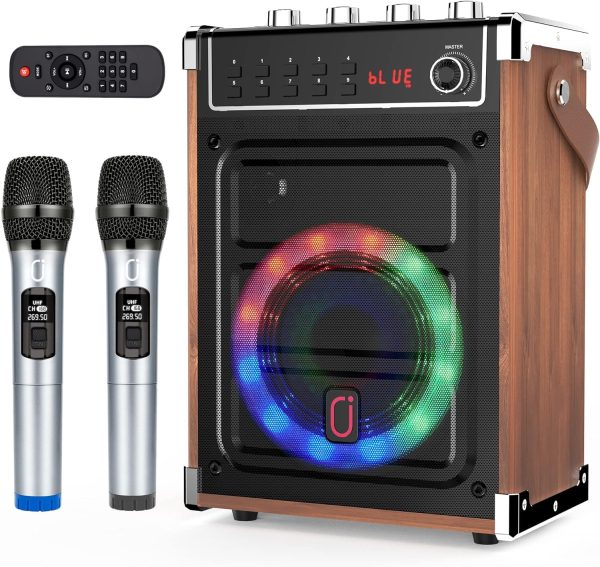 اسپیکر JYX Karaoke Machine with 2 UHF Wireless Microphones