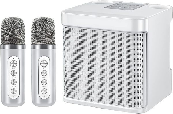 اسپیکر Karaoke Machine with 2 Wireless Microphones for Adults
