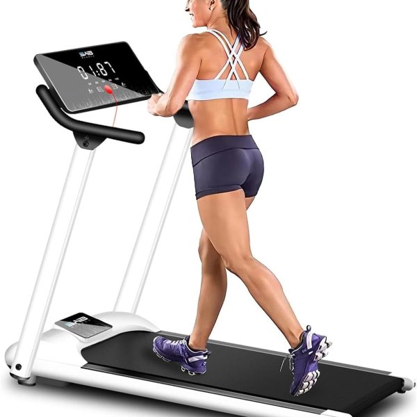 تردمیل Treadmills for Home with 220 lbs Running Exercise Machine with LED Display Time