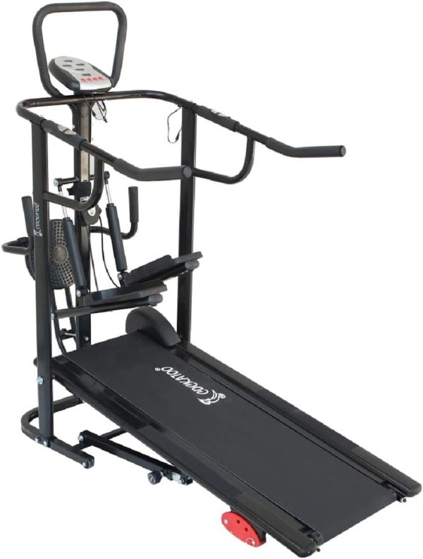 تردمیل Cockatoo cmt02 Black Manual Treadmill For Home With Manual Incline