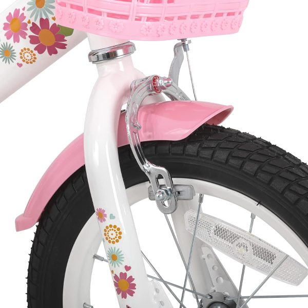 دوچرخه STITCH 14/16 Inch Little Daisy Kids Bike for 3-7 Years Girls with - تصویر 4