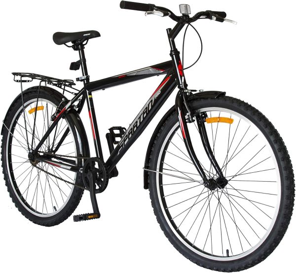 دوچرخه Spartan commuter steel mountain bicycle ,Black,24