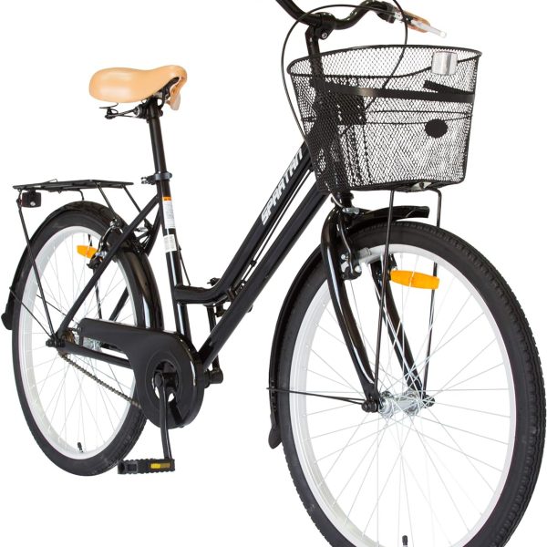 دوچرخه Spartan Classic City Bike (Black, 24"), SP-3077