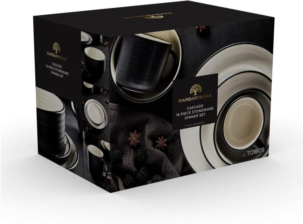 ظروف سرامیکی Karaca Skal Dinnerware Set for 4 Person, Reactive Stoneware, Multi-Colored, - تصویر 7