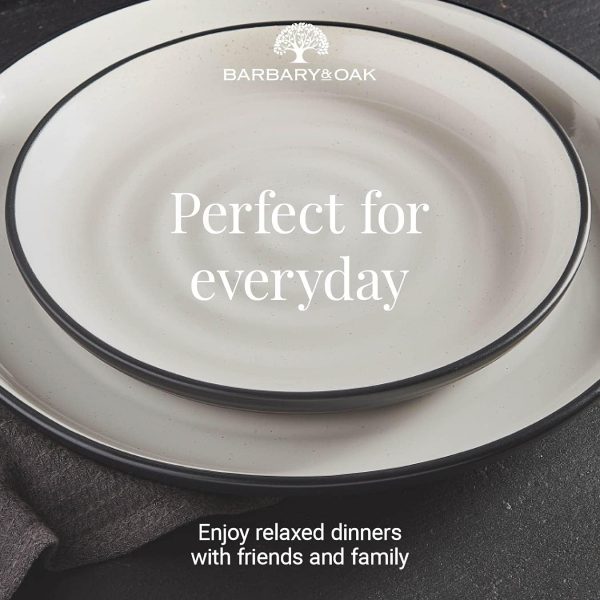 ظروف سرامیکی Karaca Skal Dinnerware Set for 4 Person, Reactive Stoneware, Multi-Colored, - تصویر 8