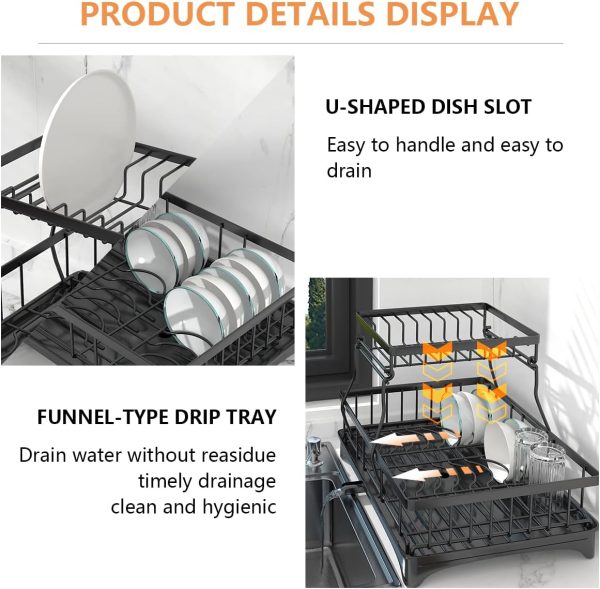 آبچکان DEBOIZ Dish Drying Rack - تصویر 3