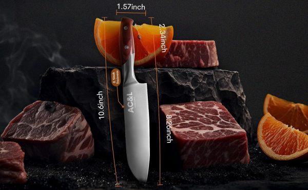 چاقو AC&L Chef Knife, 11-inch Professional Kitchen Knife - تصویر 3
