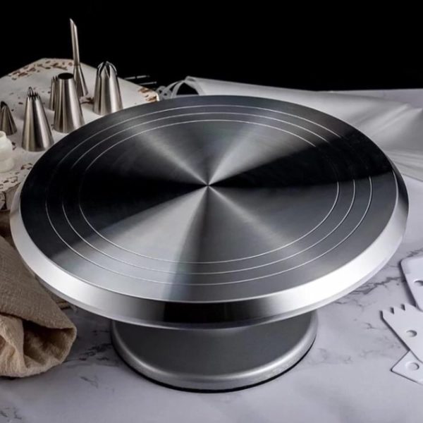 چاقو CD Cake decorating tools complete set Aluminum stainless steel turntable 125 pcs - تصویر 3