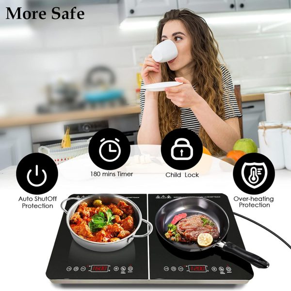 گاز رومیزی روکار Double Induction Hob - تصویر 3