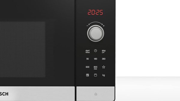 ماکروویو Bosch series 2, freestanding microwave, 49 x 29 cm, stainless steel - تصویر 3