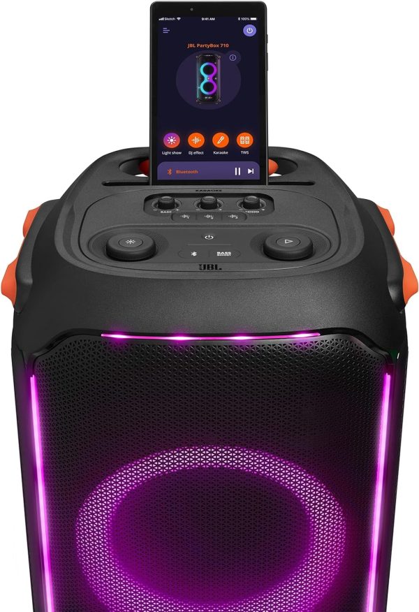 اسپیکر JBL Partybox 710 Portable Party Speaker with 800W RMS Powerful Sound - Black - تصویر 3