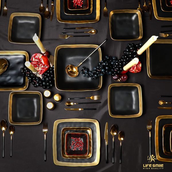 ظروف سرامیکی Dinner Set LIFE SMILE, 30 Pieces Porcelain Dinner Set - تصویر 3