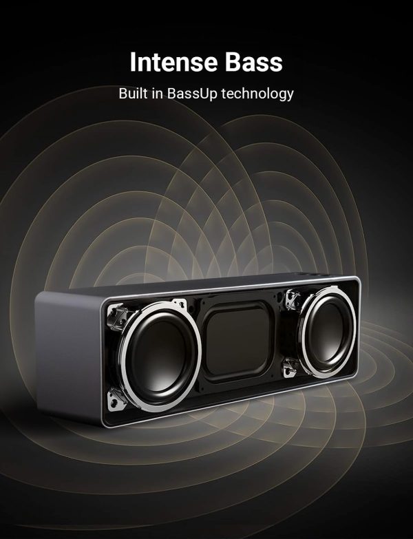اسپیکر PowerPro Portable Bluetooth Speaker 360° HD Stereo Super Bass USB rechargeable for Our door Travel - تصویر 3