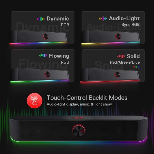 اسپیکر Redragon Adiemus Wired Speaker - تصویر 3