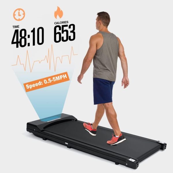 تردمیل Treadmills for Home with 220 lbs Running Exercise Machine with LED Display Time - تصویر 3