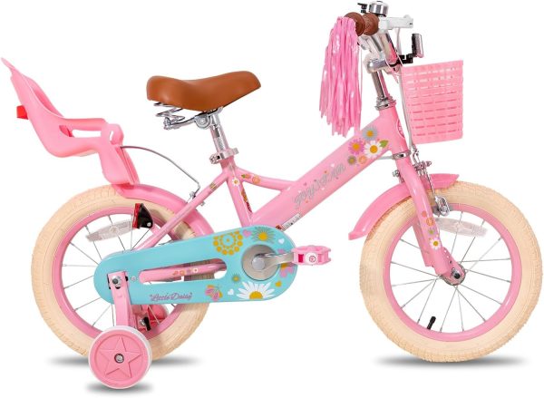 دوچرخه STITCH 14/16 Inch Little Daisy Kids Bike for 3-7 Years Girls with - تصویر 3