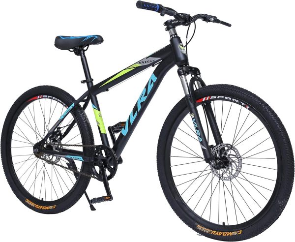 دوچرخه Vlra Single Speed With Disc Brake Strong Bike The Bicycle Is 75% Assemble In The Box And Some Of Its Parts You Need To Fix By Yourself Like Handle Bar - تصویر 3