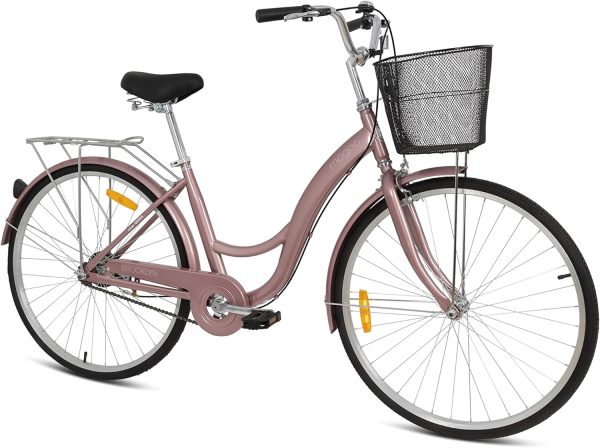 دوچرخه Mogoo Brooklyn Single Speed Cruiser Bike 26 Inch - تصویر 3