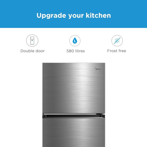 یخچال Midea 580L Gross Top Mount Double Door Refrigerator MDRT580MTE46 - تصویر 4