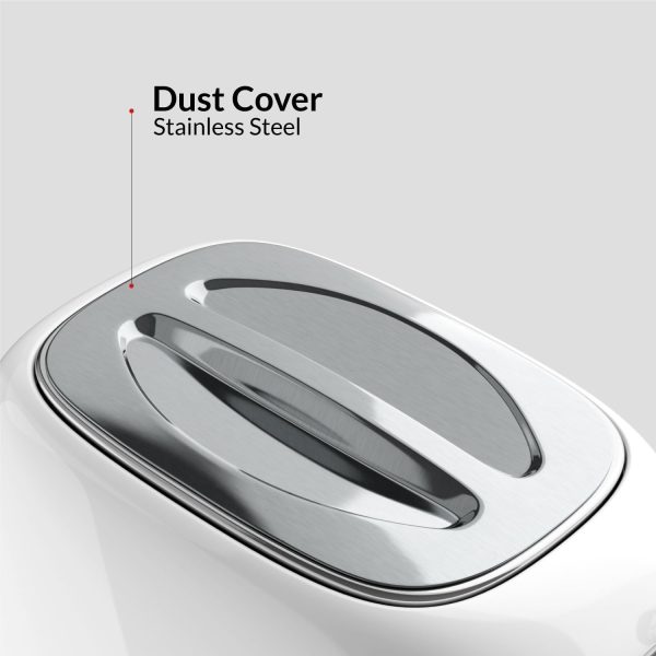 تستر Feller Germany, Retro Style 2-Slice Toaster, 815 W, Stainless - تصویر 9