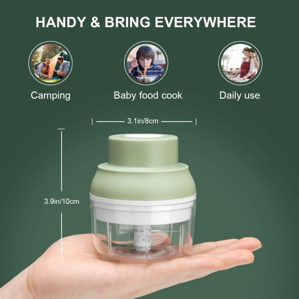 غذا ساز Electric Mini Garlic Chopper, - تصویر 4