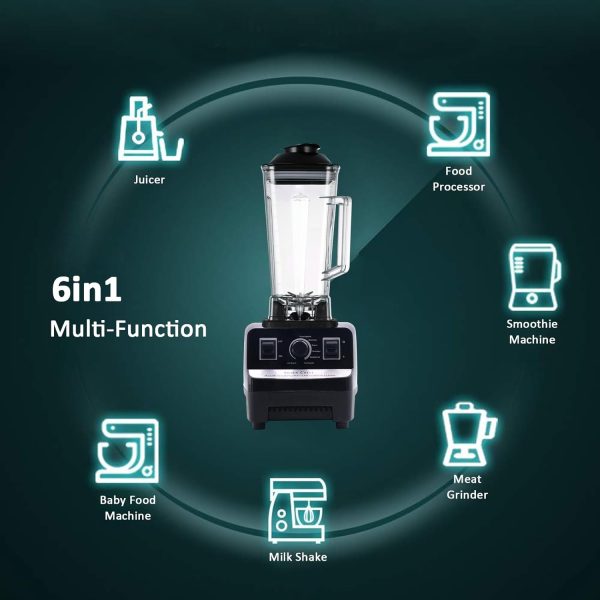 مخلوط کن 6 In 1 Smoothie Countertop Blender - تصویر 4