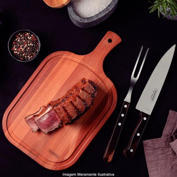 چاقو Tramontina 3 Piece Barbecue Churrasco Set - تصویر 4
