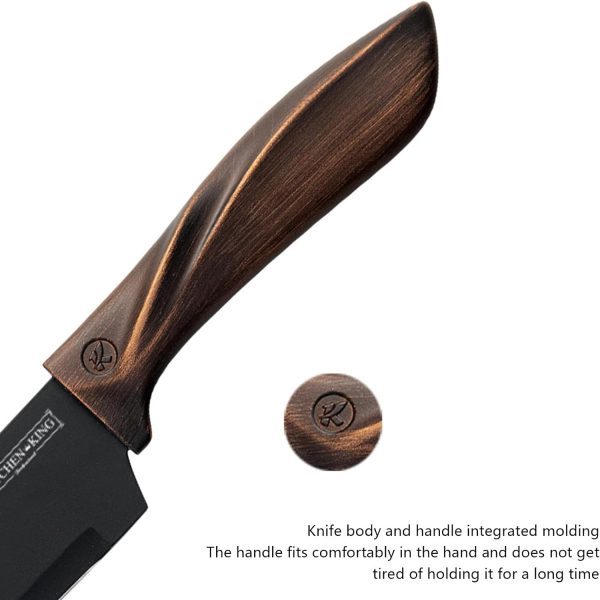 چاقو  【TTQK】Kitchen Knife Set, 8 Pcs kitchen knife set - تصویر 4