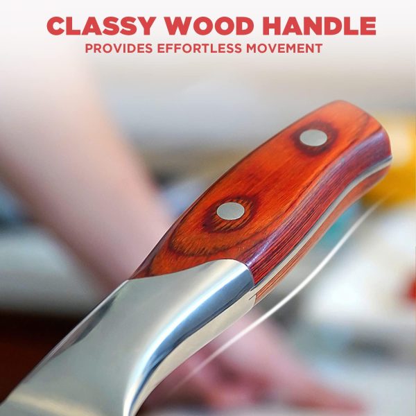 چاقو AC&L Chef Knife, 11-inch Professional Kitchen Knife - تصویر 4