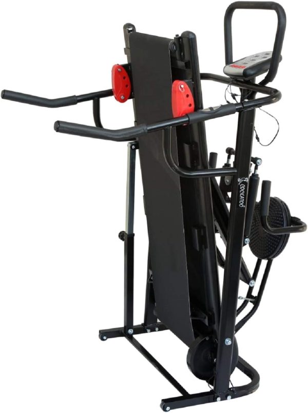 تردمیل Cockatoo cmt02 Black Manual Treadmill For Home With Manual Incline - تصویر 4